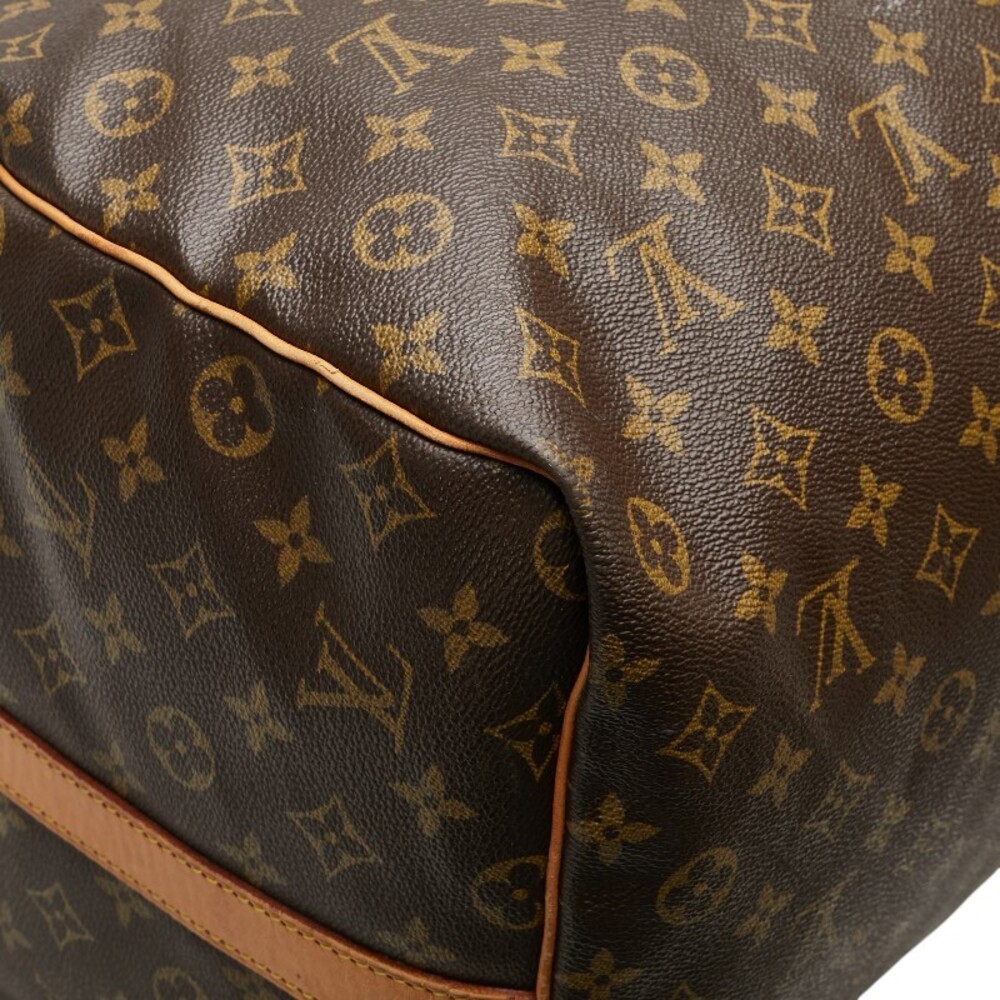 Louis Vuitton Monogram Keepall Bandouliere Boston Shoulder Bag Brown Leather - Picture 6 of 9